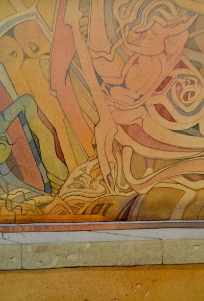 Moebius - Soleil Vert, 1993 -  Impression offset signée 2