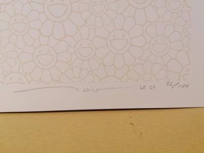 Takashi MURAKAMI - DOB (White), 2021 - Impression offset signée 2