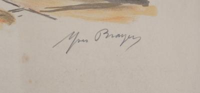 Yves BRAYER - Palais de l’Escorial - Lithographie signée 2