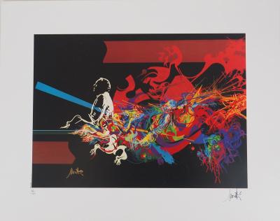 Raymond MORETTI - Hommage au Jazz - Quadrichromie signée 2