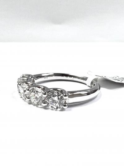 Bague Diamant Platine, sertie de diamants 2