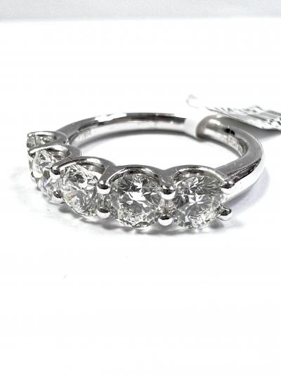 Bague Diamant Platine, sertie de diamants 2