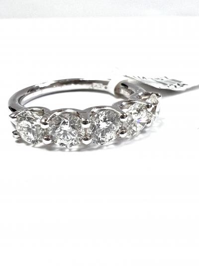 Bague Diamant Platine, sertie de diamants 2