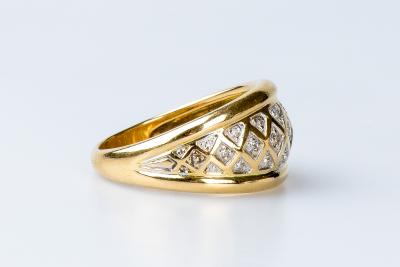 Bague en or jaune 18 carats 2