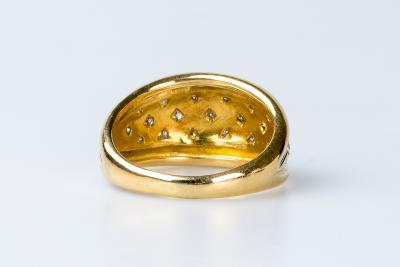 Bague en or jaune 18 carats 2