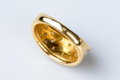 Bague en or jaune 18 carats 2