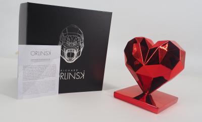 Richard ORLINSKI - Amour, Heart Spirit  (Full Red edition) - Sculpture 2