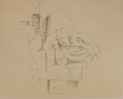 BALTHUS - Jeune fille endormie, 1994 - Lithographie originale signée 2
