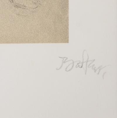 Balthus - Jeune fille s’étirant, 1994 - Lithographie originale signée 2