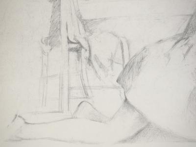 BALTHUS - Jeune fille au bord du lit, 1994 - Lithographie originale signée 2
