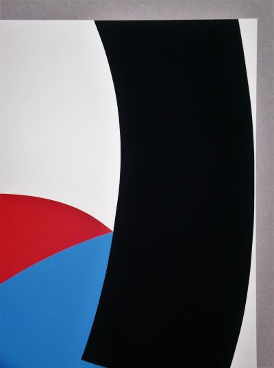 Georg Karl PFAHLER - Concrete Composition, 1993 - Original screen print signed and numbered 2