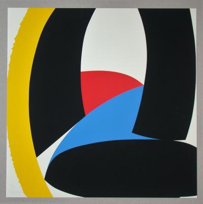 Georg Karl PFAHLER - Concrete Composition, 1993 - Original screen print signed and numbered 2
