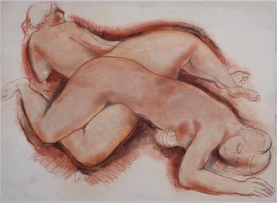 Antoniucci VOLTI - Nu, vers 1960 - Grand dessin original 2