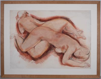 Antoniucci VOLTI - Nu, vers 1960 - Grand dessin original 2