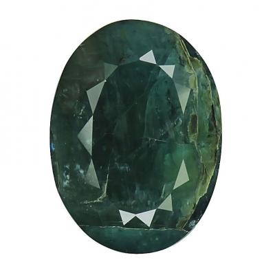 31,56 carats. Rare grandidierite vert bleuté 2