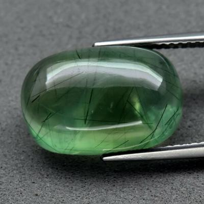 9,38 carats. Préhnite verte naturelle 2