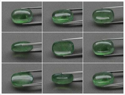 9,38 carats. Préhnite verte naturelle 2