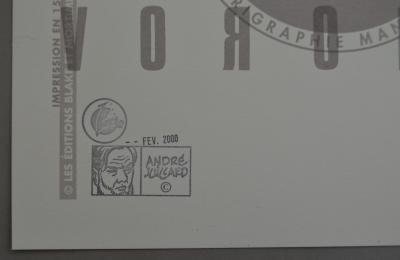 André Juillard - La machination Voronov, 2000 -  Sérigraphie 2