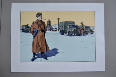 André Juillard - La machination Voronov, 2000 -  Sérigraphie 2