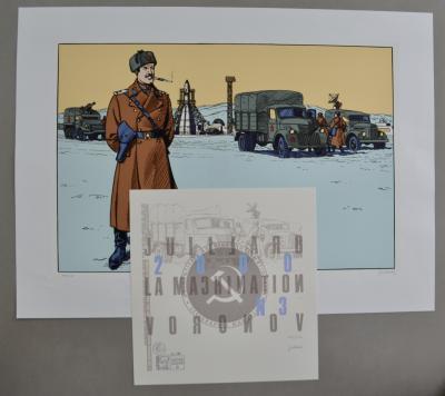 André Juillard - La machination Voronov, 2000 -  Sérigraphie 2