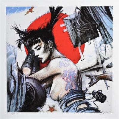 Enki Bilal - Tattoo - Estampe pigmentaire luxe numérotée et signée 2
