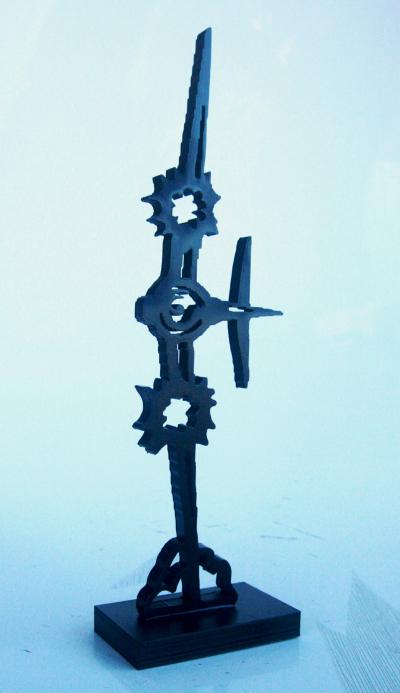 PYB - Lichtenstein plane avion , 2024 - Sculpture pop art 2