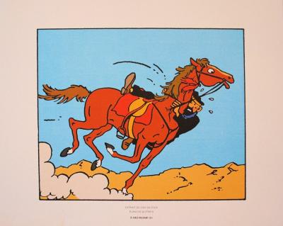 HERGE - Tintin, Coke en Stock, 2011, 3 lithographies Ex Libris 2