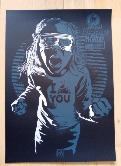 RNST - Moi aussi j’t’em****e - Sérigraphie signée au crayon 2