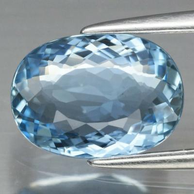 1,58 ct. Aigue-marine bleue naturelle 2