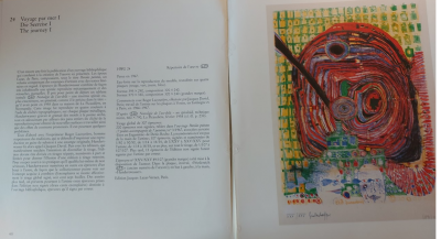 Friedensreich HUNDERTWASSER - Voyage en mer, 1967 - Eau forte 2