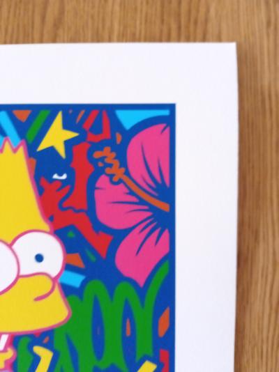 Speedy Graphito  - Bart Simpson, 2021 - Impression digitale signée 2