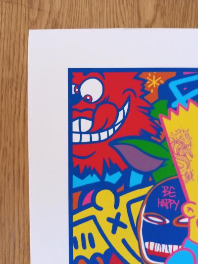 Speedy Graphito  - Bart Simpson, 2021 - Impression digitale signée 2