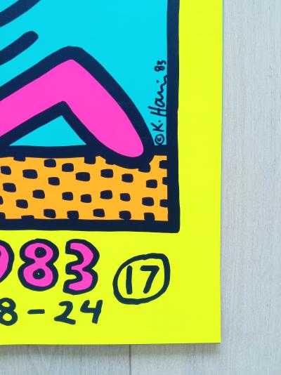 Keith HARING - Festival de Jazz de Montreux - Affiche 2