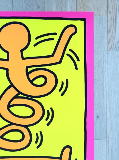 Keith HARING - Festival de Jazz de Montreux Orange, 1983 - Affiche 2
