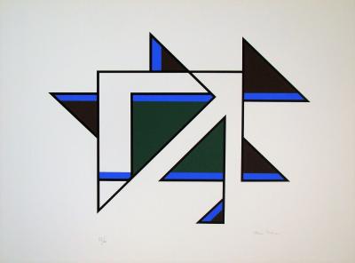 Mario RADICE - Senza Titolo, 1987 - Sérigraphie originale signée et numérotée 2