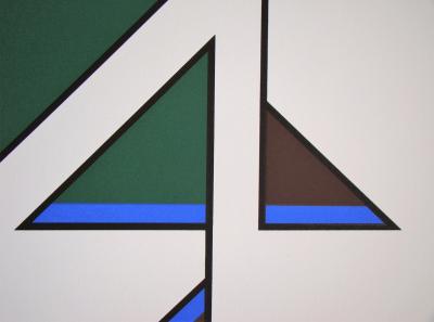 Mario RADICE - Senza Titolo, 1987 - Sérigraphie originale signée et numérotée 2