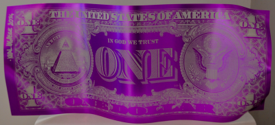 Karl LAGASSE - One dollar, 2014 - Sculpture 2