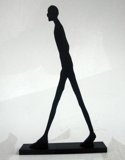 PYB - Giacometti man, 2024 - Sculpture pop street art 2