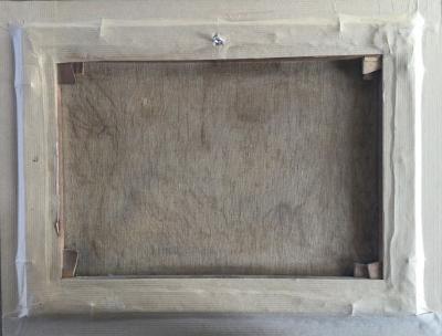 Fritz von KAMPTZ - Paysage de l’Île de Man , 1916 - Huile sur toile signée 2