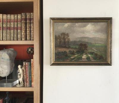 Fritz von KAMPTZ - Paysage de l’Île de Man , 1916 - Huile sur toile signée 2