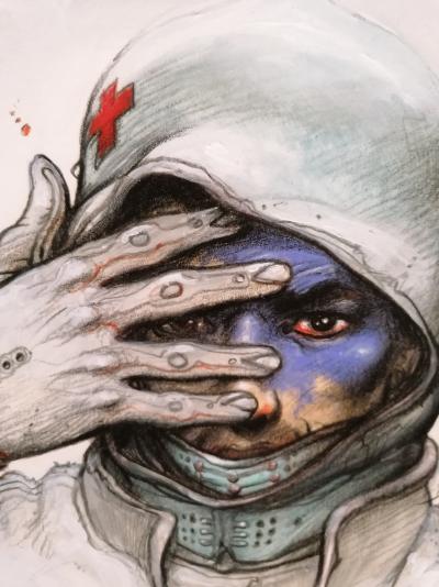 Enki Bilal - Bug II - Estampe pigmentaire 2