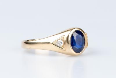 Bague en or jaune 18 carats 2