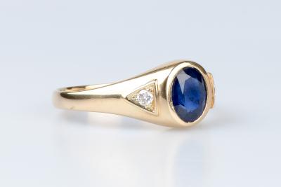 Bague en or jaune 18 carats 2