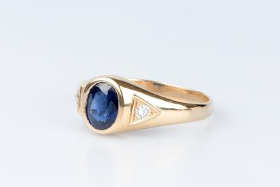Bague en or jaune 18 carats 2