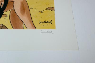 André JUILLARD - Lena assise - Impression aux encres 2