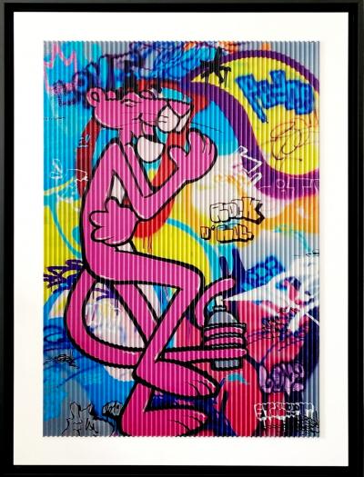 FAT - Pink Panther Rock & Roll - Sérigraphie signée 2