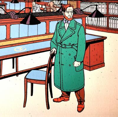 André Juillard, sérigraphie numérotée et signée, La Marque Jaune 2