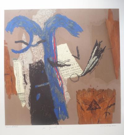 Richard TEXIER - Déclaration des droits de l’homme, 1989 - Lithographie signée au crayon 2