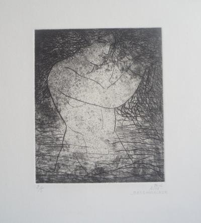 Paul Alex DESCHMACKER - Sans titre - Gravure signée au crayon 2