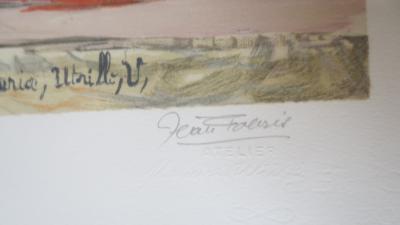 Maurice UTRILLO (d’après) - Le café de la tourelle, rue du Mont-Cenis - Lithographie 2